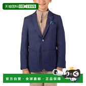 Solid Coat Slub 自营Tailorbyrd Textured Sport blue 美国奥