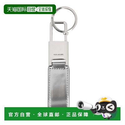 自营salvatore ferragamoLogo Keyring - silver 美国奥莱直发
