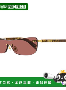 自营Jacquemus Unisex Mirada太阳镜JAC69S 002木纹/金色143mm-00