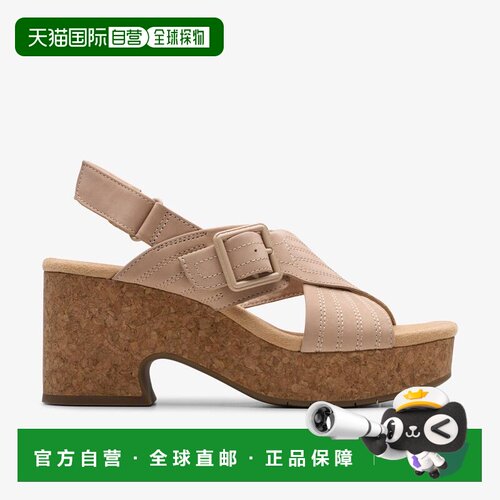 加拿大直邮Clarks Nerisa West 女士凉鞋与人字拖坡跟鞋
