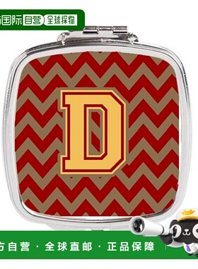 自营 Carolines Treasures CJ1048-DSCM 字母 D 雪佛龙石榴正品