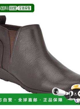 自营Easy Spirit Aerial Boots Women's Brown Leather Pull On A