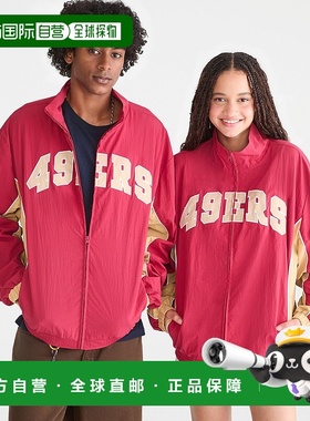 自营 Aeropostale旧金山49Ers Full-Zip防风夹克-红色600 美国奥