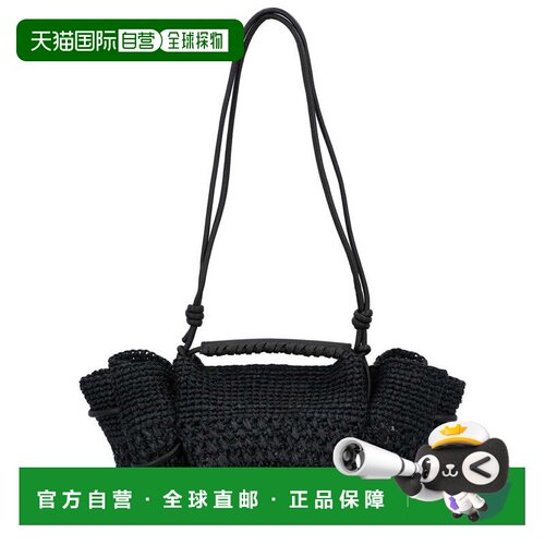 自营Hereu Arta皮革肩包-黑色 美国奥莱直发