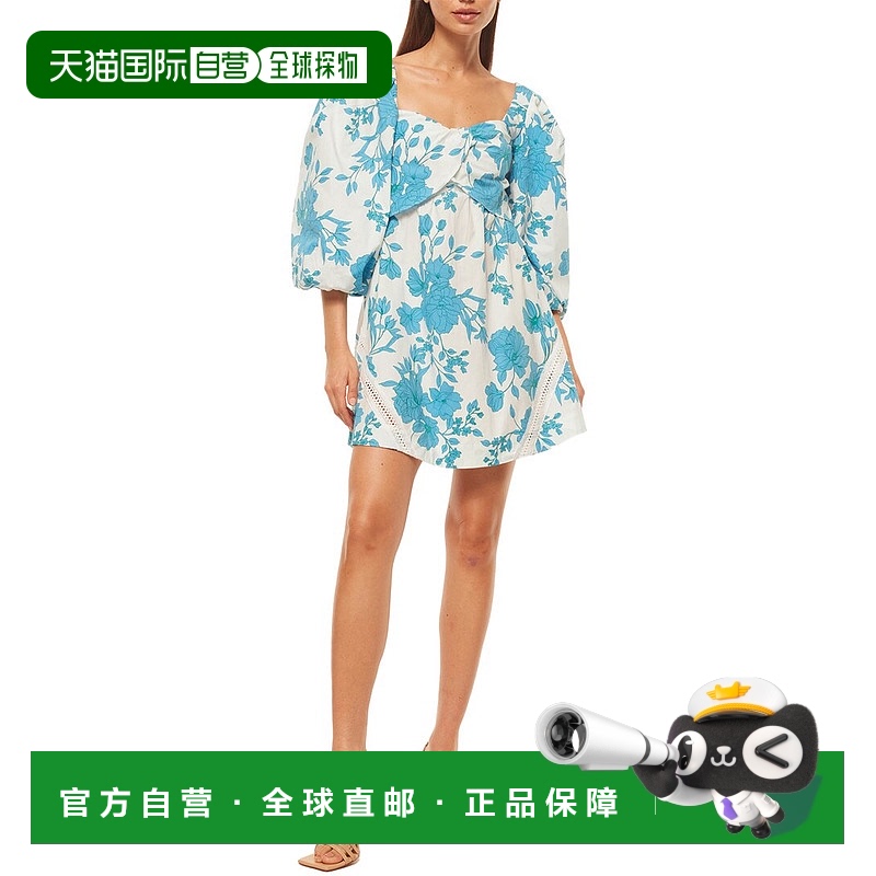自营 misa los angelesMISA洛杉矶Giada连衣裙-蓝色 美国奥莱直发