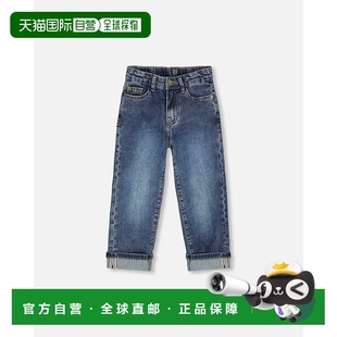 Jeans Dark Cuffs par Rolled deuxStretch with 自营deux Blue