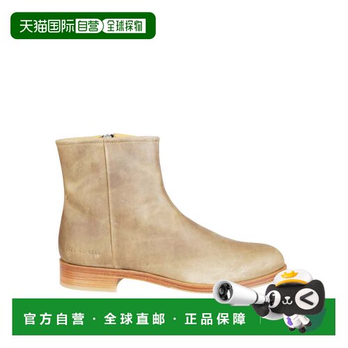 自营common projects拉链靴在蜡绒面革-中性 美国奥莱直发