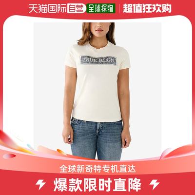 【美国直邮】true religion 女士 上装T恤短袖修身