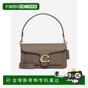 1h可退 蔻驰女士单肩包真皮拉链徽标日常搭配 美国直邮 COACH