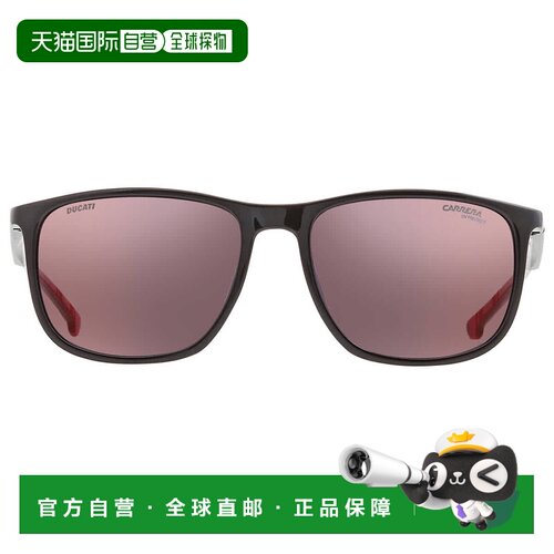 自营Carrera Red Mirror Square Men's Sunglasses CARRERA DUCAT
