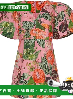 自营 Cara Cara 女士 Aliza 迷你连衣裙，Avery Floral 粉色 - av