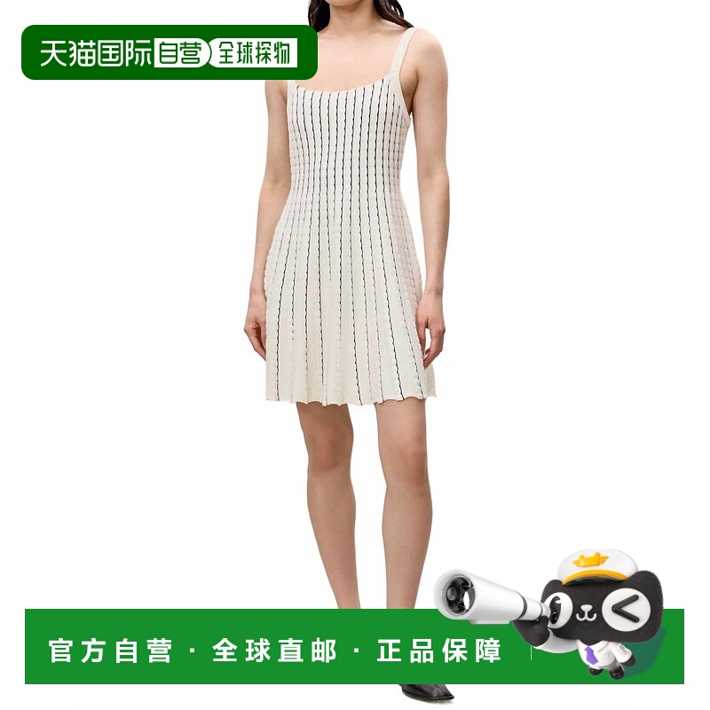 自营rebecca taylor桃乐茜象牙色针织迷你连衣裙 美国奥莱直发