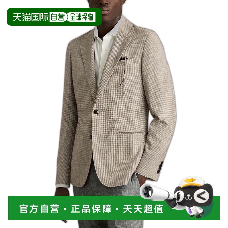 1h可退 【美国直邮】reiss 男士 休闲西装羊毛