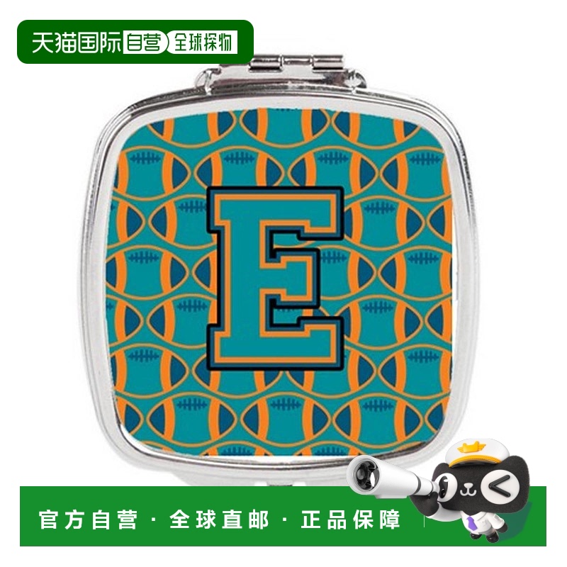 自营 Carolines Treasures CJ1063-ESCM 字母 E 足球水色正品
