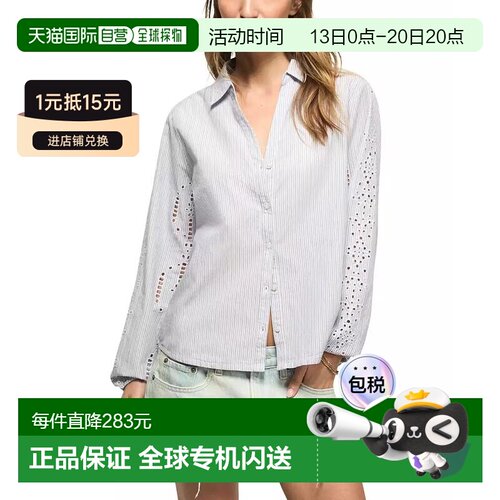 【美国直邮】lucky brand 女士 衬衫长袖裙子通勤 【付后1h可退】
