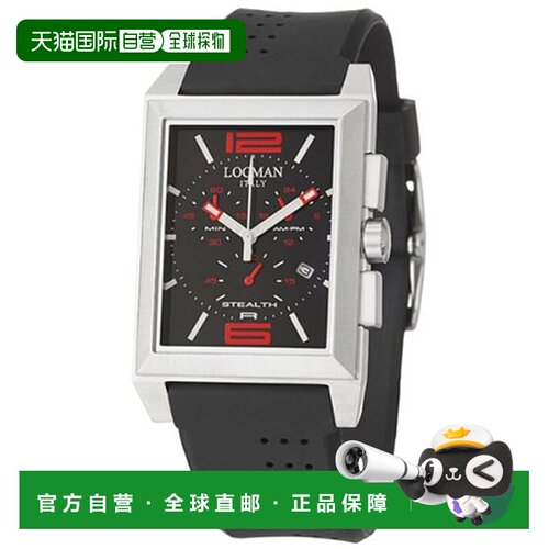 自营Locman Men's Black dial Watch - black 美国奥莱直发