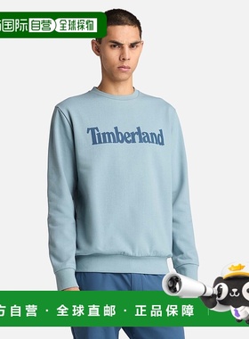 自营 timberland男款 Northwood US Wordmark Logo 拉绒后背圆领