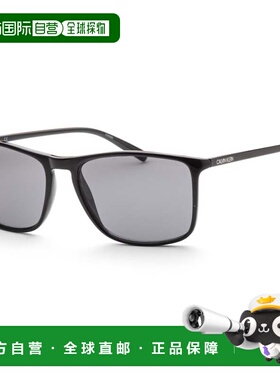 自营Calvin Klein Men's 57mm Black Sunglasses - black 美国奥