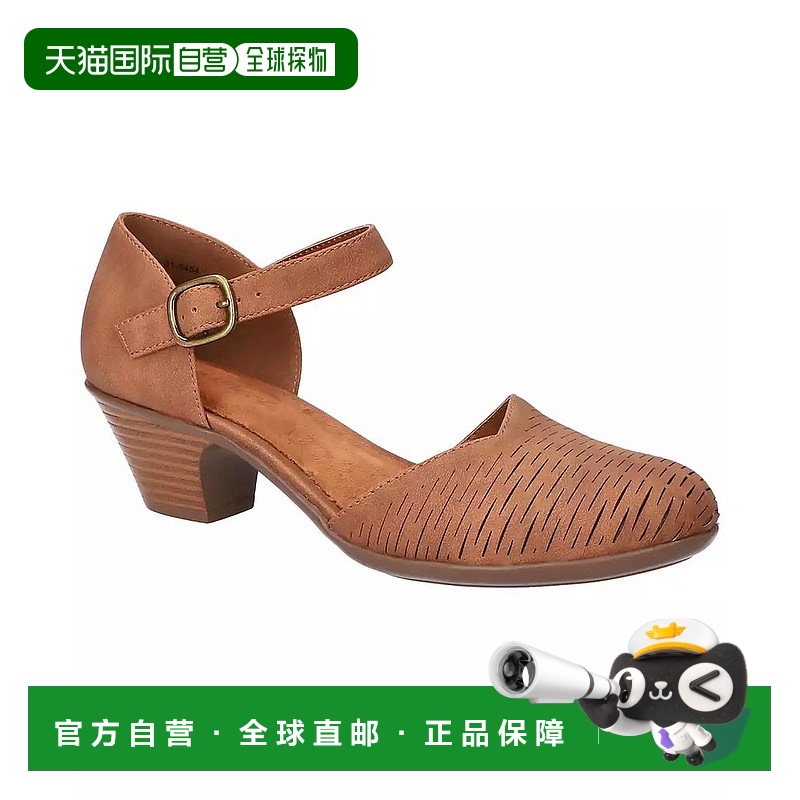 1小时内可退 【美国直邮】easy street 女士 凉鞋粗跟外穿休闲 百
