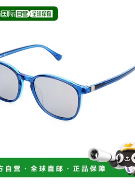 自营 calvin klein凯文克莱女式52毫米蓝色太阳镜-蓝色 美国奥莱