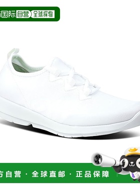 1h可退 香港直邮潮奢 OOFOS 女士 OOmg LS 运动鞋 white白色 舒适