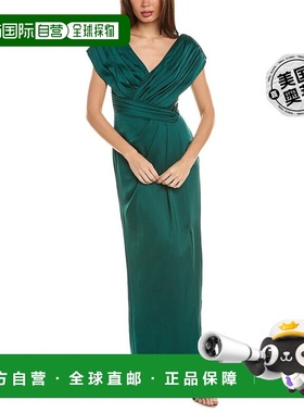 Theia 柱袍 - 绿色 【美国奥莱】直发服饰连衣裙礼服