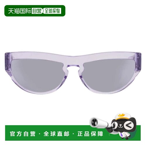 自营Burberry Grey Mirror Cat Eye Ladies Sunglasses BE4422U 4