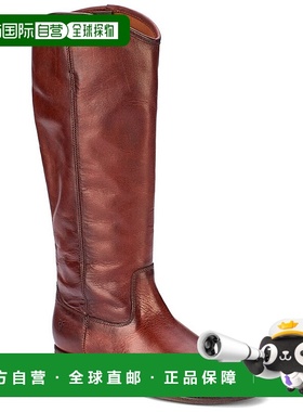 自营 Frye Melissa Button 2宽小腿皮靴 美国奥莱直发长筒靴