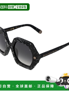 自营 Philipp Plein Women Women's Sunglasses - black 美国奥莱