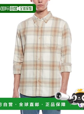 自营weatherproof vintage防风复古法兰绒衬衫-白色 美国奥莱直发