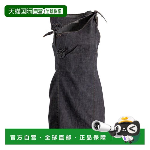 自营coperniSleeveless Dark Grey Mini Dress - black 美国奥莱