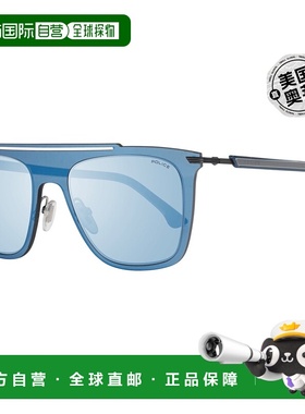 自营police警察蓝色男士太阳镜 - 蓝色 美国奥莱直发