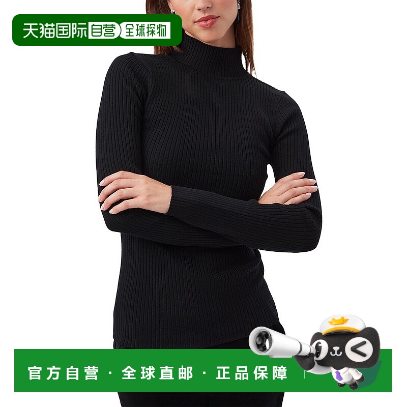自营trina turk天合土耳其Sade羊毛套头衫-黑色 美国奥莱直发
