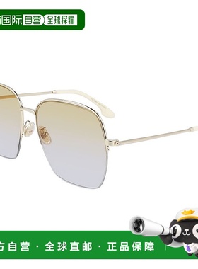 自营Victoria Beckham Metal Women's Sunglasses - gold 美国奥