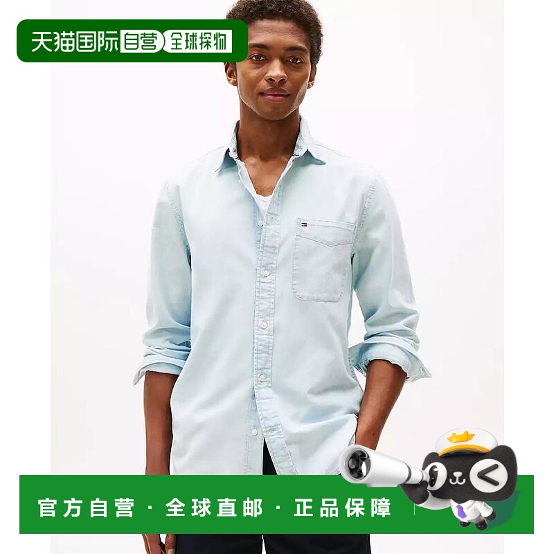 1h可退 【美国直邮】tommy hilfiger 男士 衬衫