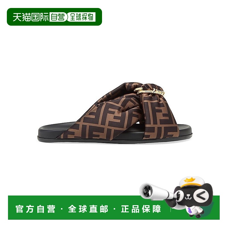 1h可退 【美国直邮】fendi 女士 拖鞋