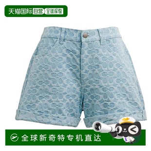 女士 休閑褲 美國直郵 牛仔短褲 coach 1h可退