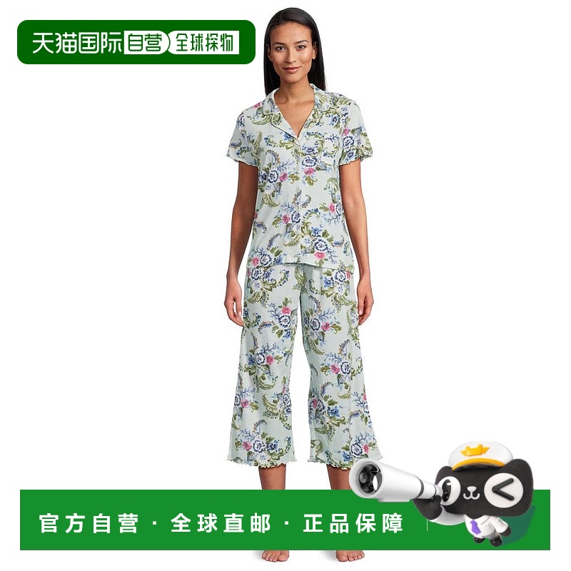 1h可退 【美国直邮】karen neuburger 女士 睡衣上装短袖上衣