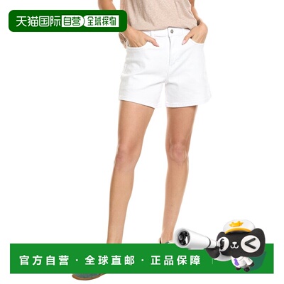 自营hudson jeansHUDSON牛仔裤宽松白色短白色 美国奥莱直发