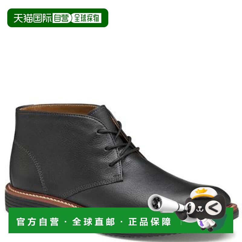 自营Johnston & Murphy Upton Boots Men's Black Leather Ankle