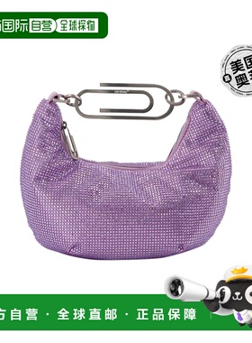 自营off-white20 号活页夹袋（水钻/紫丁香色）-紫色 【美国奥莱