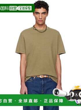 1h可退 香港直邮潮奢 Our Legacy 男士 卡其色 Box T恤 M2256BC