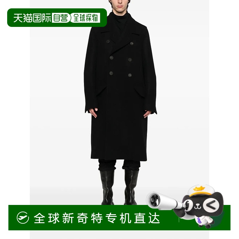 美国直邮RICK OWENS - Men Cappotto Officer Coat