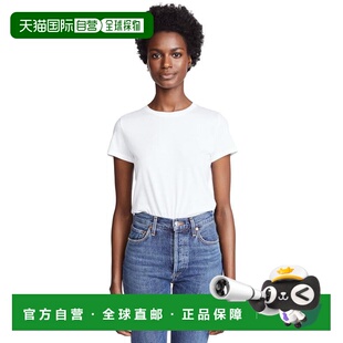 1h可退 【美国直邮】vince 女士 上装T恤正品高档时髦显瘦小众透