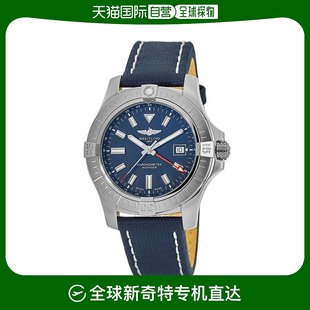 皮带休闲手表表盘百年灵表带 美国直邮BREITLING 男士