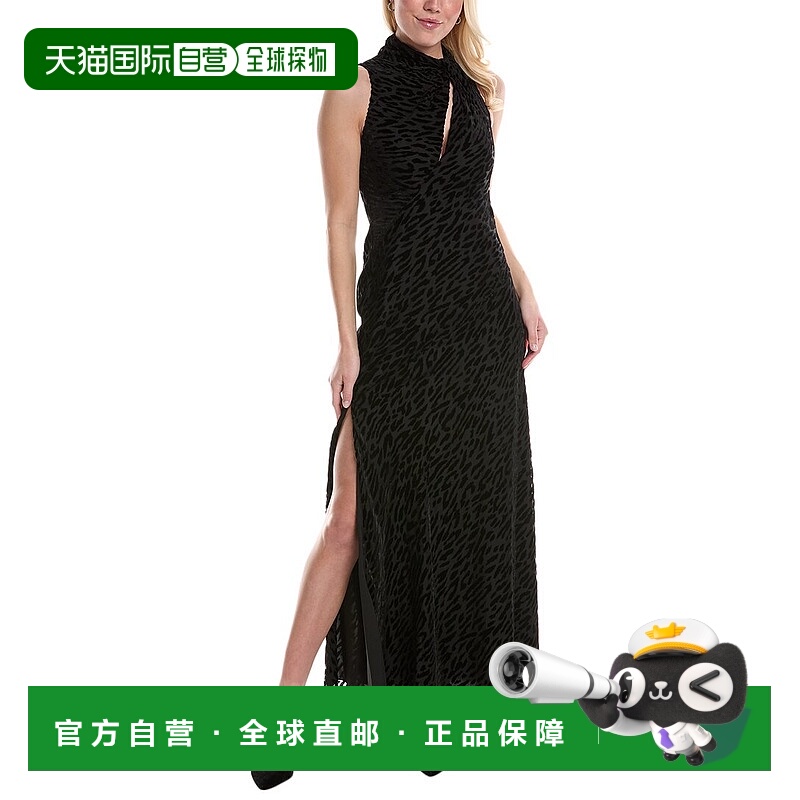 自营 Halston Uma 礼服 高端穿搭时髦 高档显瘦 美国奥莱直发长裙