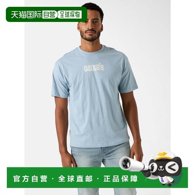 自营guessCalix Crewneck Tee - coronado blue 美国奥莱直发