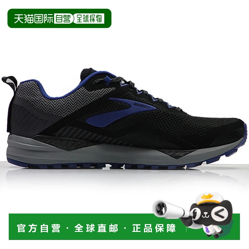 自营Brooks Cascadia 14 GTX0309-1D-053 Mens US Black Trail Ru