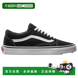 自营Vans Old Skool黑色/白色VN000D3HY28男士-黑色 美国奥莱直发