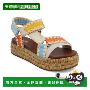 自营Women Sandals Blue Flatform Coral Malti MIA Seashell